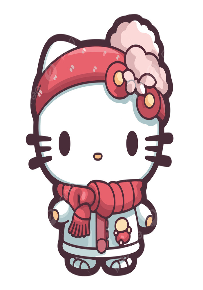 Bí Ẩn Từ Phía Sau: Ảnh Hello Kitty Quay Lưng Đầy Cuốn Hút