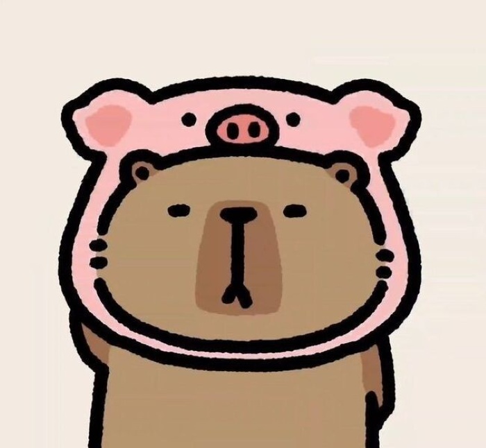 Avatar capybara vô tri cosplay heo siêu xinh