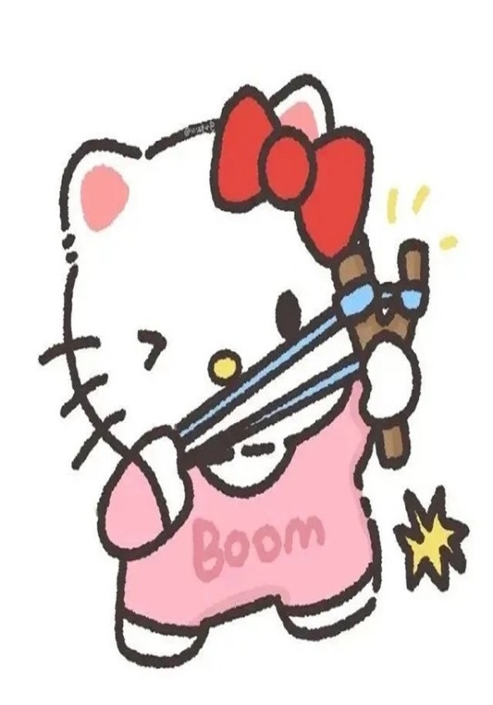 Cặp Đôi Hoàn Hảo Hello Kitty: Ảnh Avatar Đôi Siêu Cute