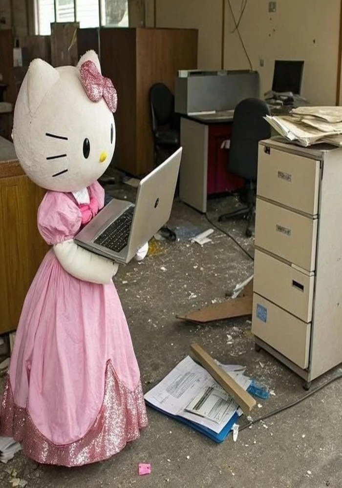 Cô Mèo Huyền Thoại: Ảnh Mèo Hello Kitty Siêu Dễ Thương
