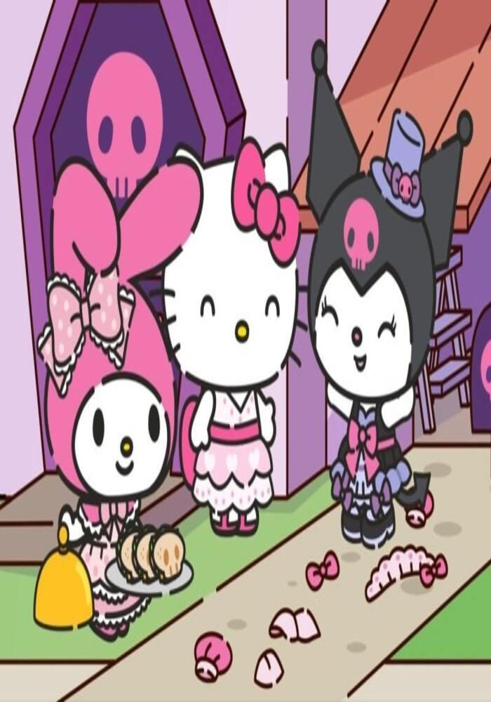 Hello Kitty 'Cool Ngầu': Ảnh Nền Đen Đầy Cá Tính Và Bí Ẩn