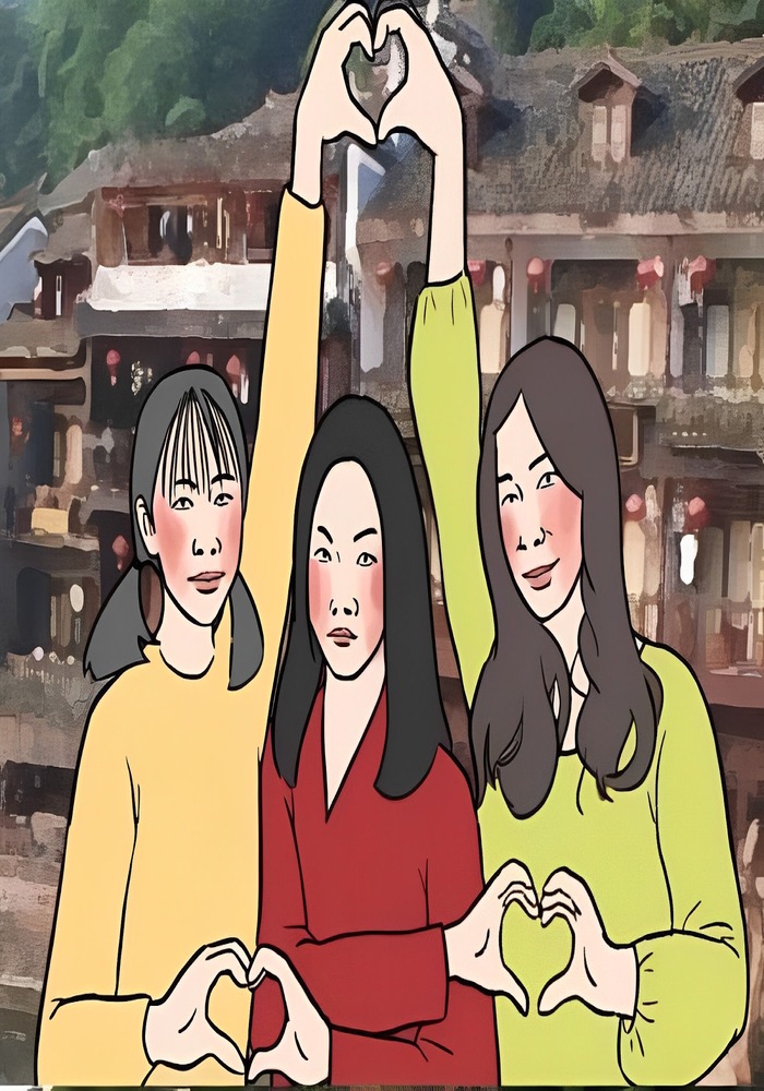 Hội Chị Em Cute Phô Mai Que: Avatar Nhóm 3 Nữ Siêu Đáng Yêu