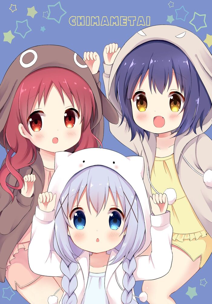 Kawaii Trio: Avatar Nhóm 3 Người Anime Siêu Đáng Yêu