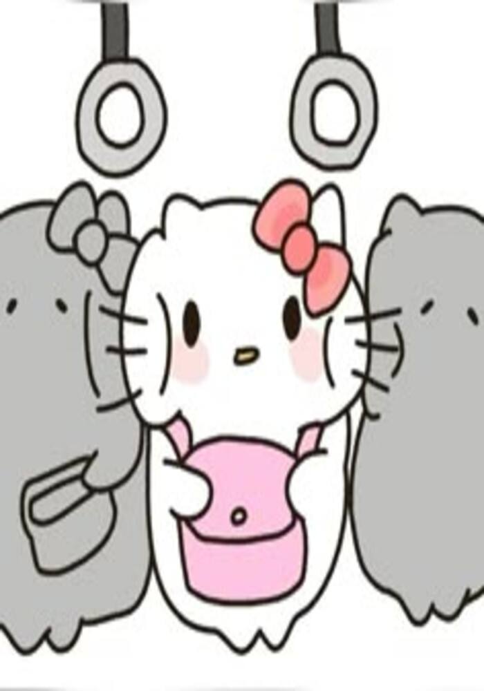 Nỗi Buồn Thầm Lặng: Ảnh Hello Kitty Quay Lưng Khóc Đầy Cảm Xúc