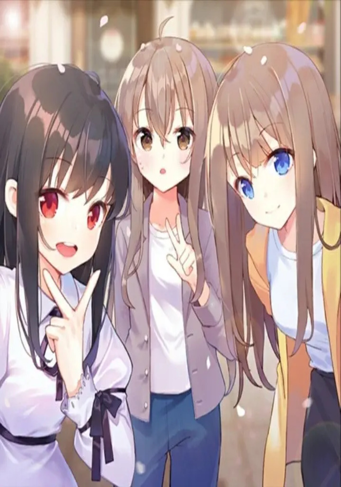 Thế Giới Anime Thu Nhỏ: Avatar Nhóm 3 Người Siêu Đẹp