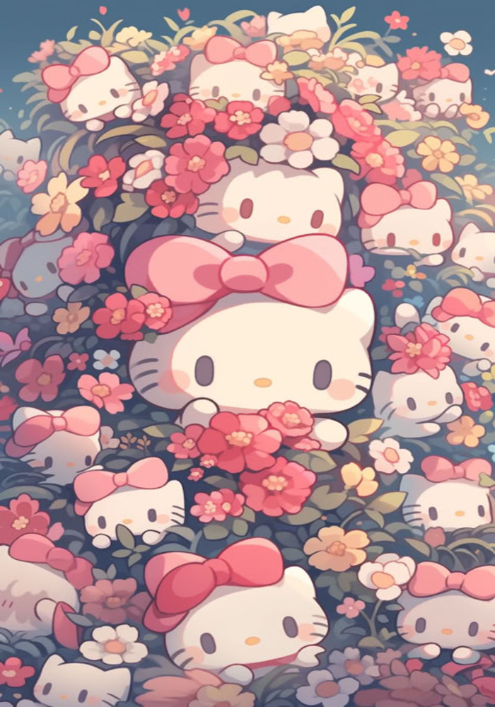 Trang Trí Siêu Cute Với Bộ Sưu Tập Ảnh Hello Kitty Sticker